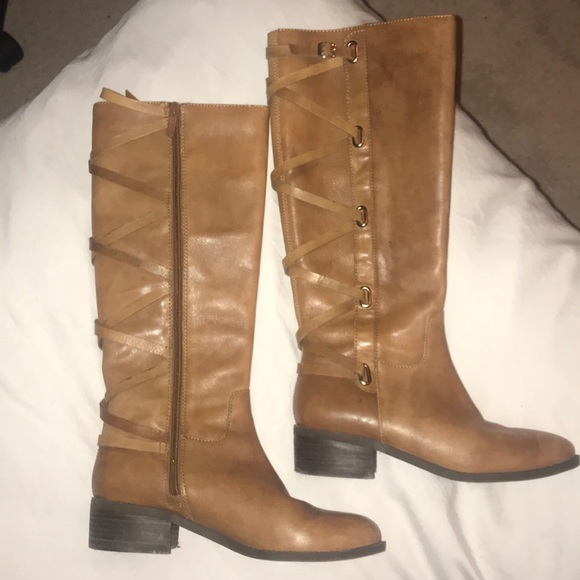 BCBGeneration Genuine Leather Lace Style Boots - Picture 2 of 6